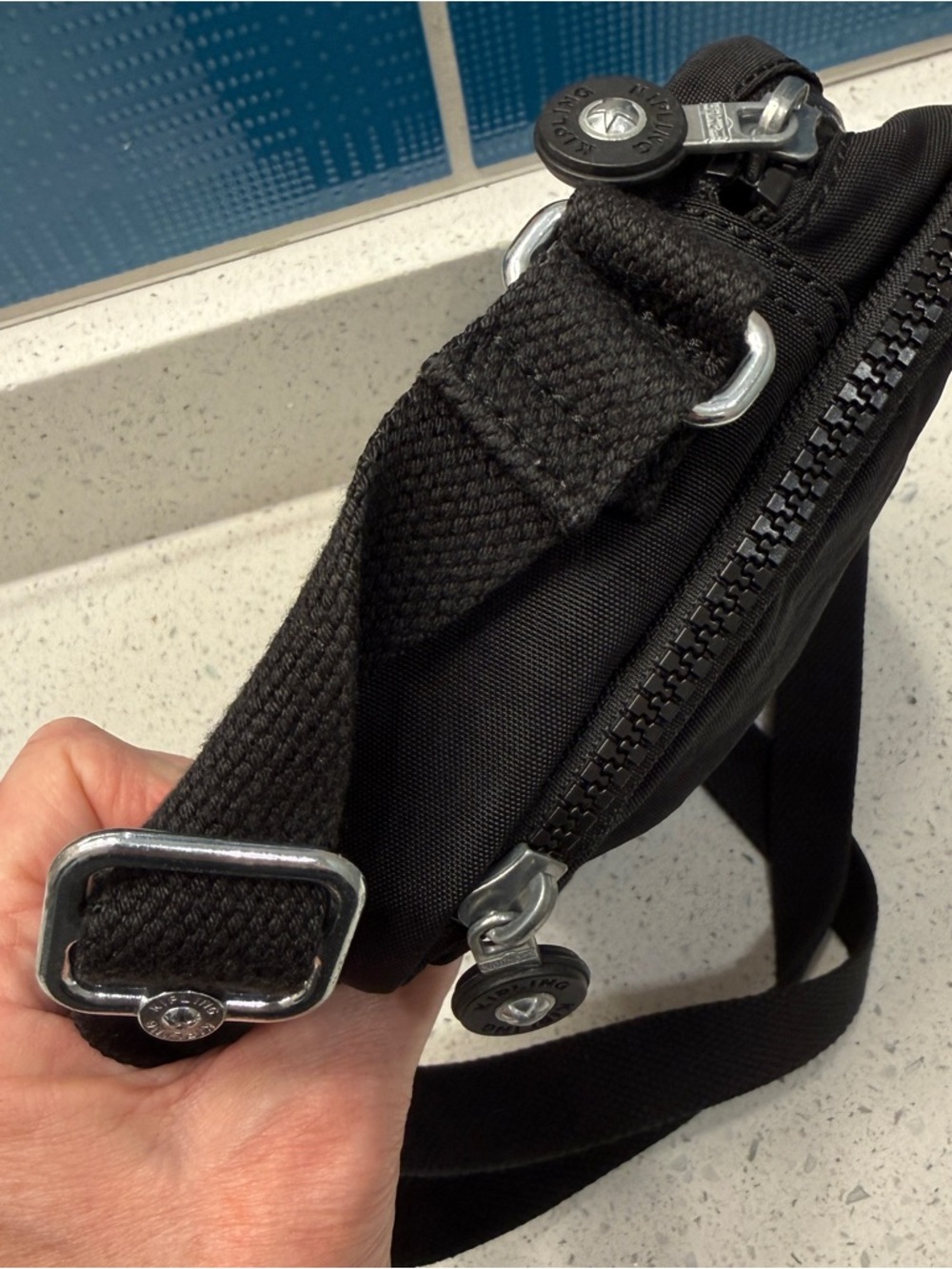 Kipling Black Crossbody/Shoulder Bag - Picture 7 of 9